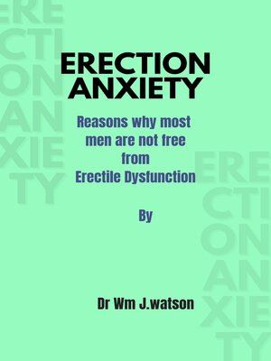 cover image of ERECTION ANXIETY